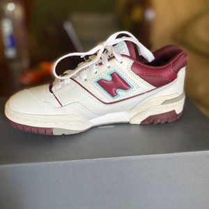NEW BALANCE 550 BURGUNDY CYAN